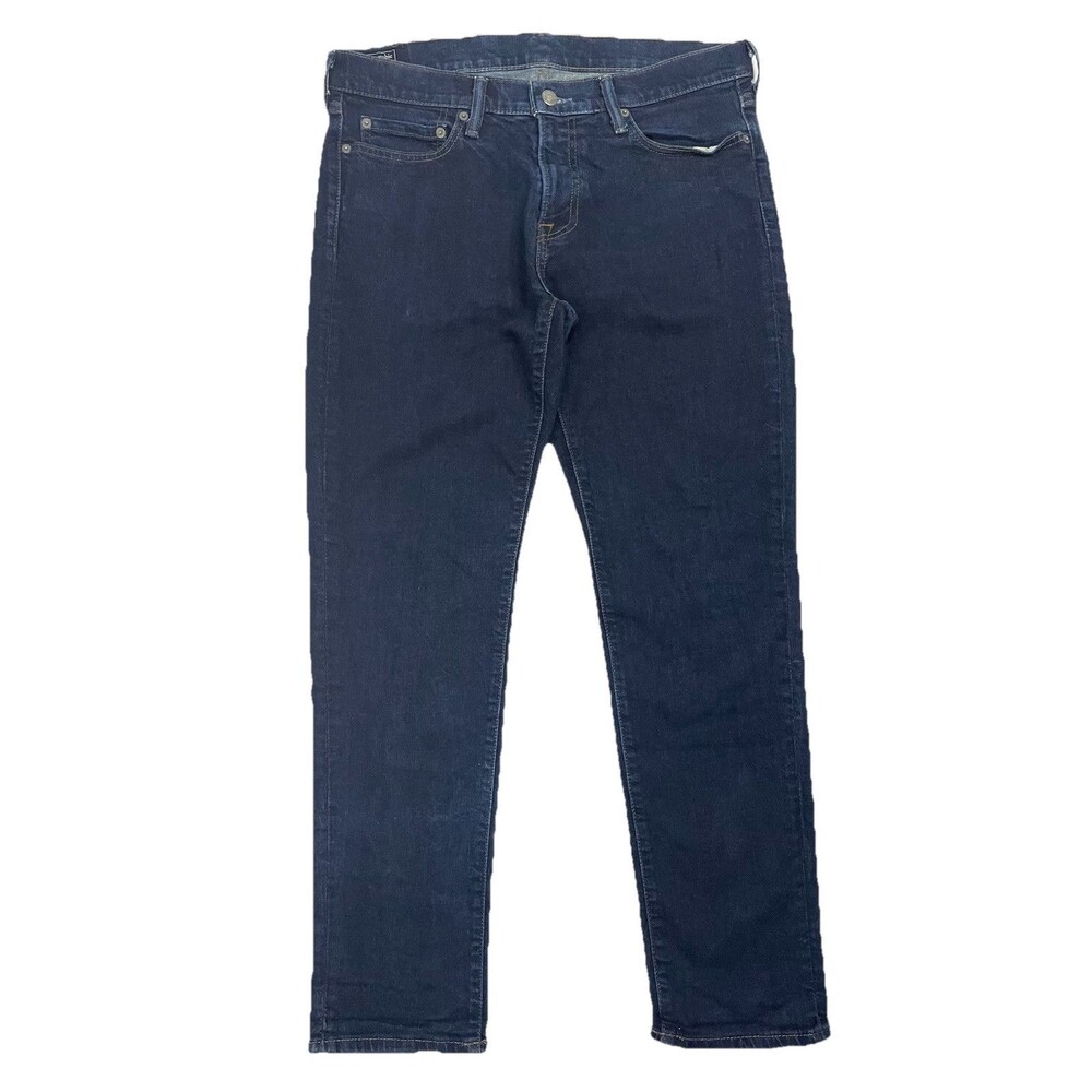 Abercrombie & Fitch Jeans Mens 34 x 28 Rustin Athletic Slim Stretch Dark Y2K